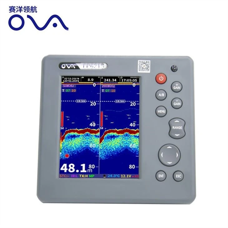 Depth Finder With in Hull Transducer